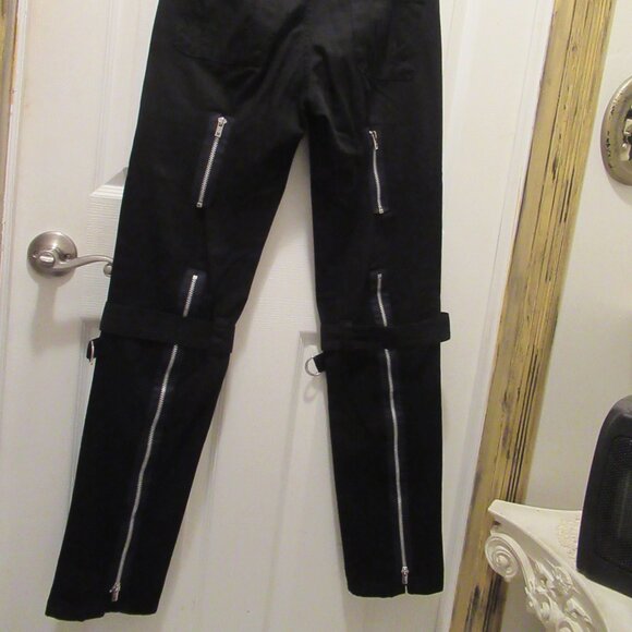 Like New, Womens 5, Tripp NYC Zipper Bondage D Ring Skinny Pants, Daang Goodman - Picture 3 of 13
